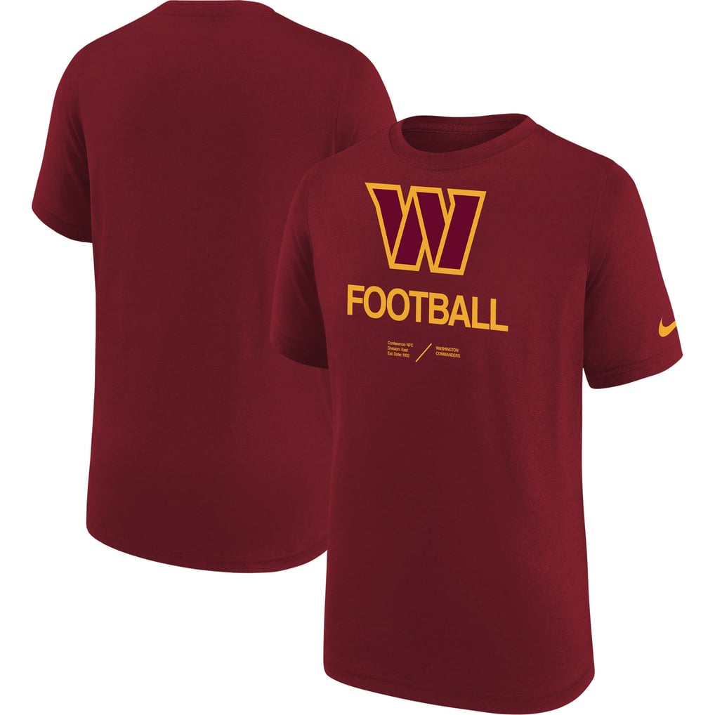 Washington Commanders Nike Youth Sideline Legend Performance T-Shirt - Burgundy