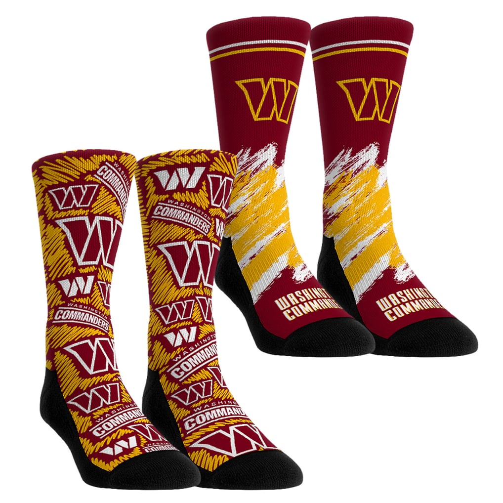 Washington Commanders Rock Em Socks Youth Throwback Two-Pack Crew Socks Set