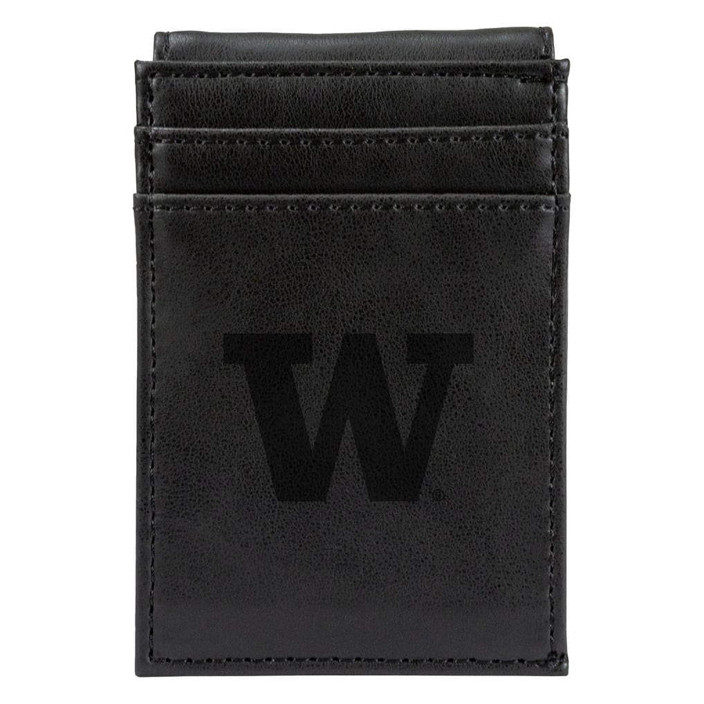 Washington Huskies Front Pocket Wallet - Black