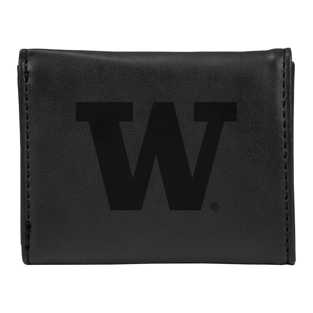 Washington Huskies Trifold Wallet - Black