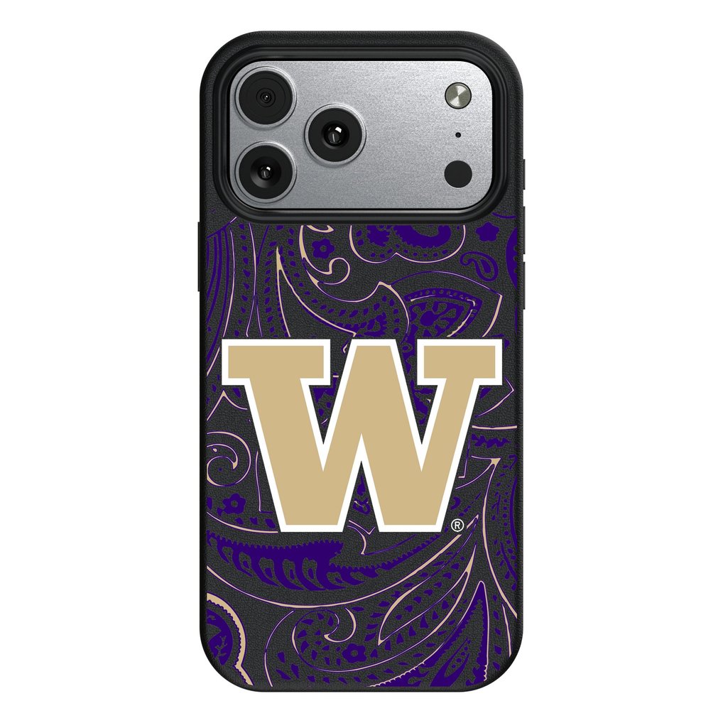 Washington Huskies Keyscaper Paisley iPhone Magnetic Bump Case