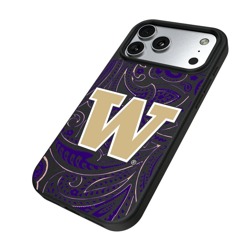 Washington Huskies Keyscaper Paisley iPhone Magnetic Bump Case