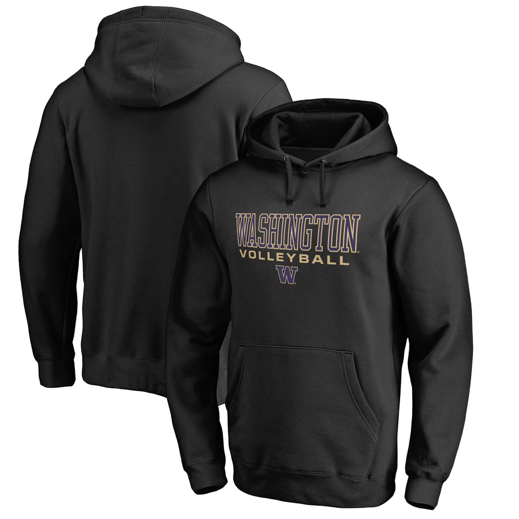 Washington Huskies Team Unity Volleyball Pullover Hoodie - Black