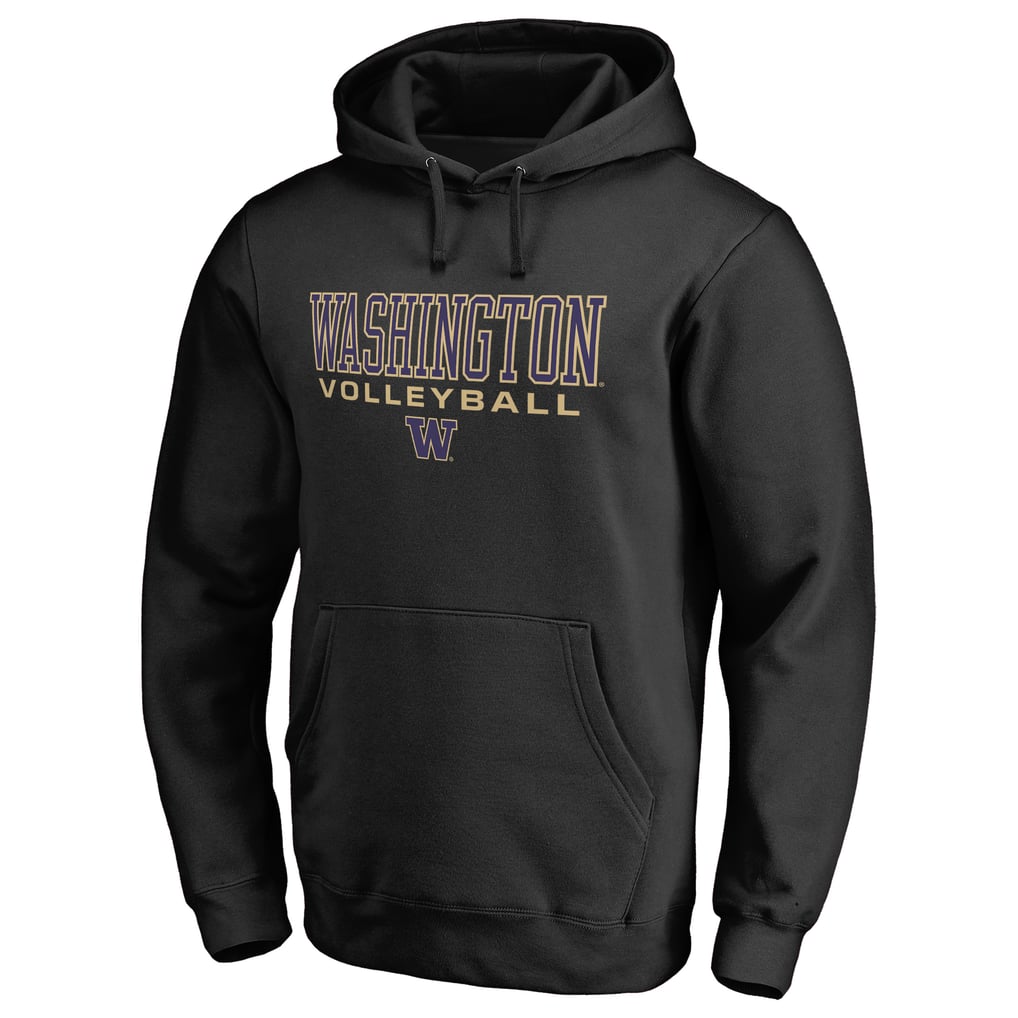 Washington Huskies Team Unity Volleyball Pullover Hoodie - Black