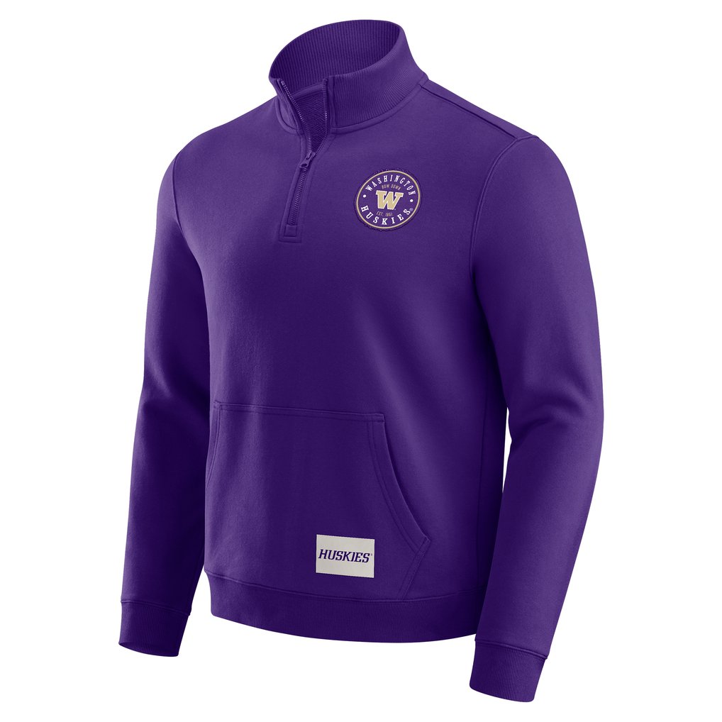 Washington Huskies Darius Rucker Collection by Fanatics Quarter-Zip Pullover - Purple