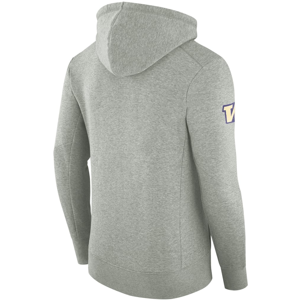 Washington Huskies Nike Fly Rush Pullover Hoodie - Charcoal