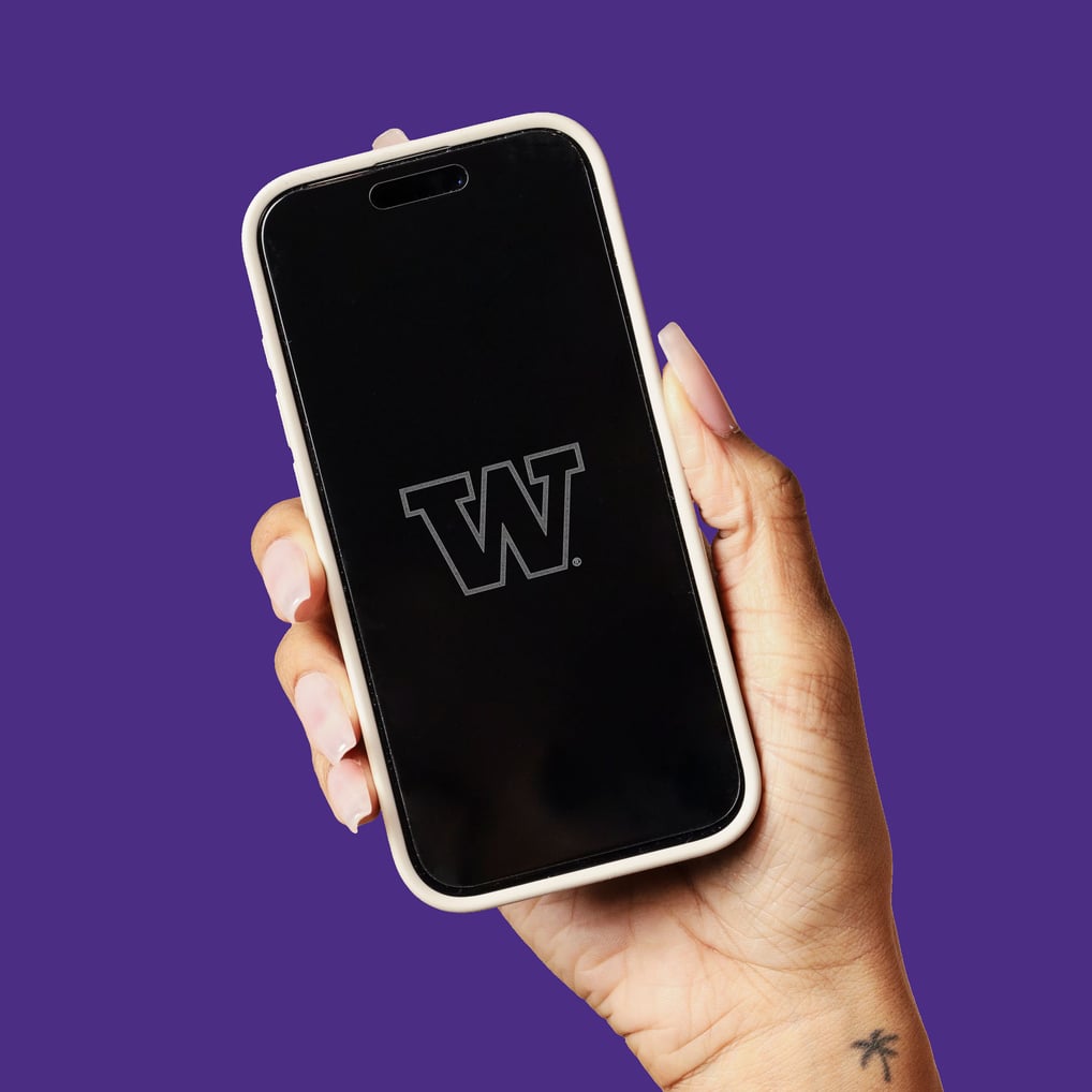 Washington Huskies Clear iPhone Screen Protector