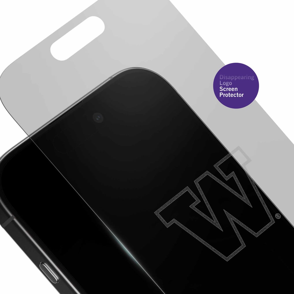 Washington Huskies Clear iPhone Screen Protector