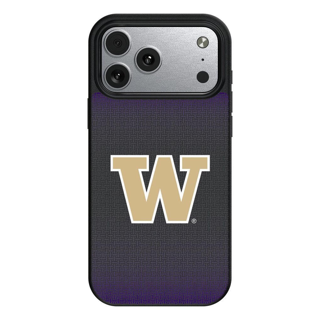 Washington Huskies Linen Logo iPhone Magnetic Bump Case