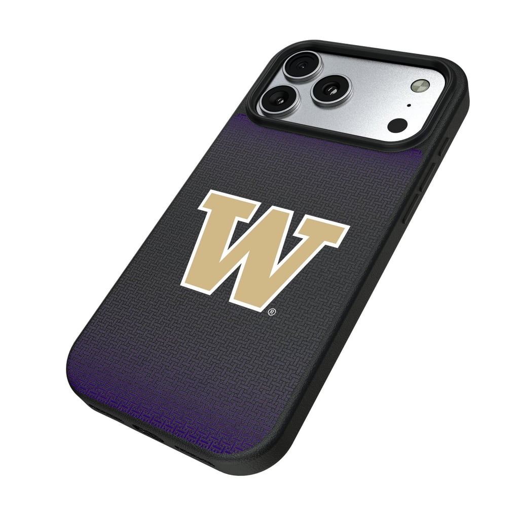 Washington Huskies Linen Logo iPhone Magnetic Bump Case