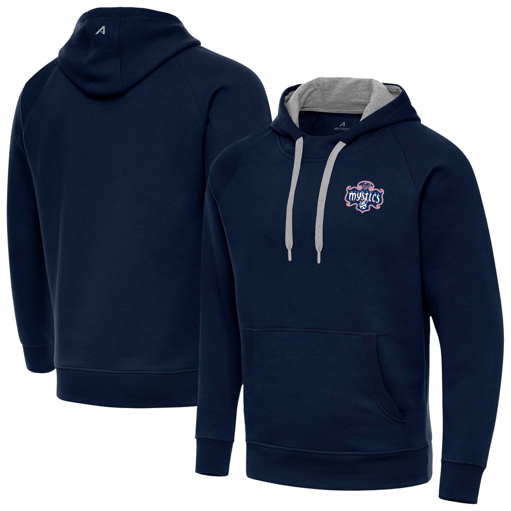 Washington Mystics Antigua Victory Pullover Hoodie - Navy