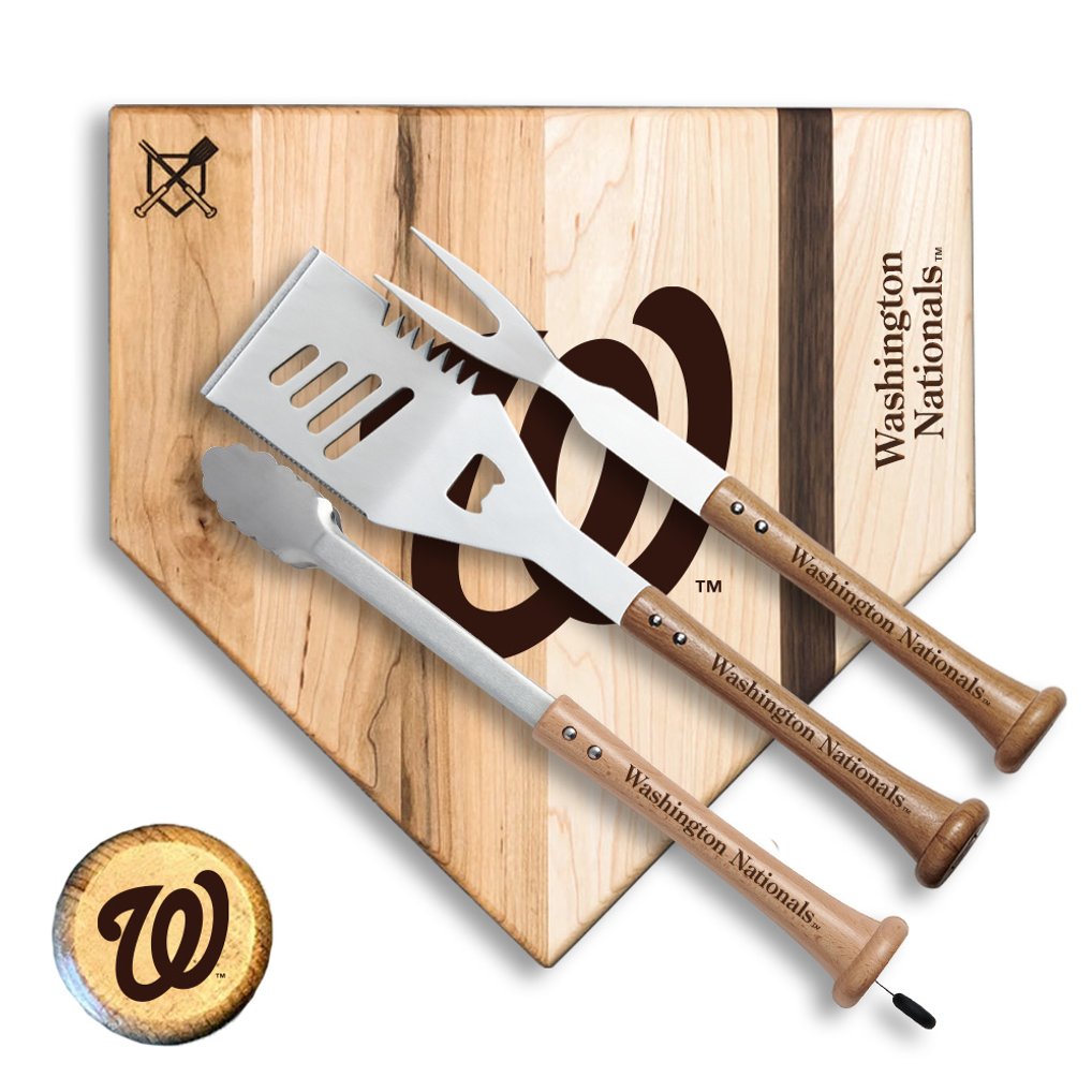 Washington Nationals Baseball BBQ 17'' Slugger Combo Set