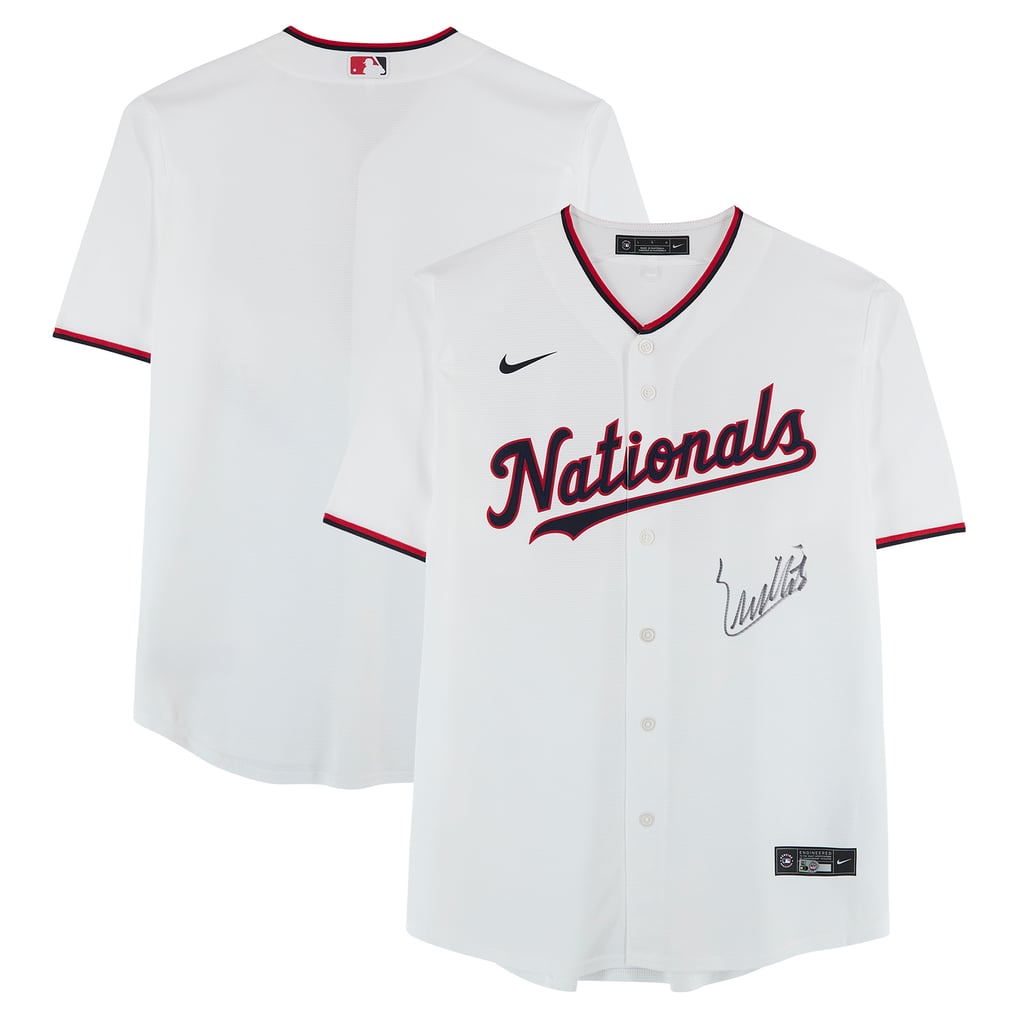 Eli Willits Washington Nationals Autographed Fanatics Authentic White Nike Replica Jersey