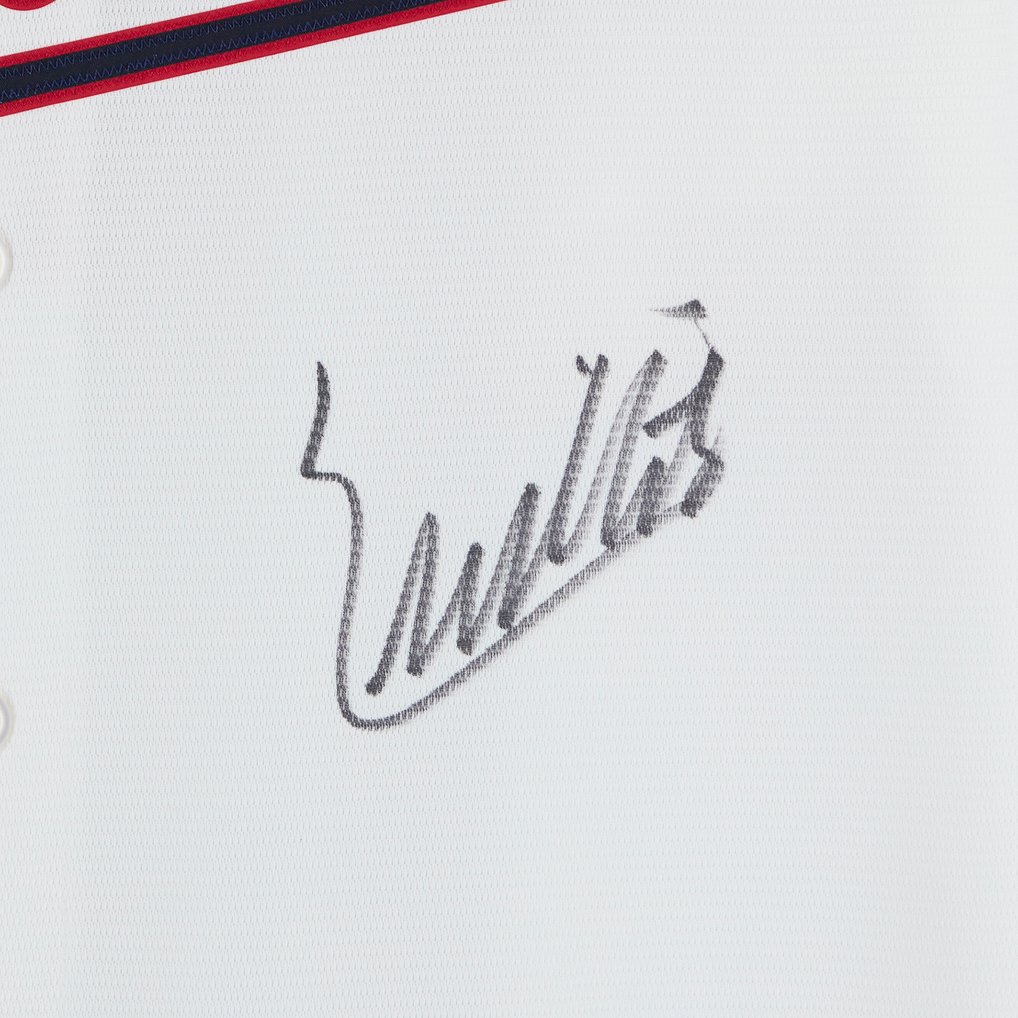 Eli Willits Washington Nationals Autographed Fanatics Authentic White Nike Replica Jersey