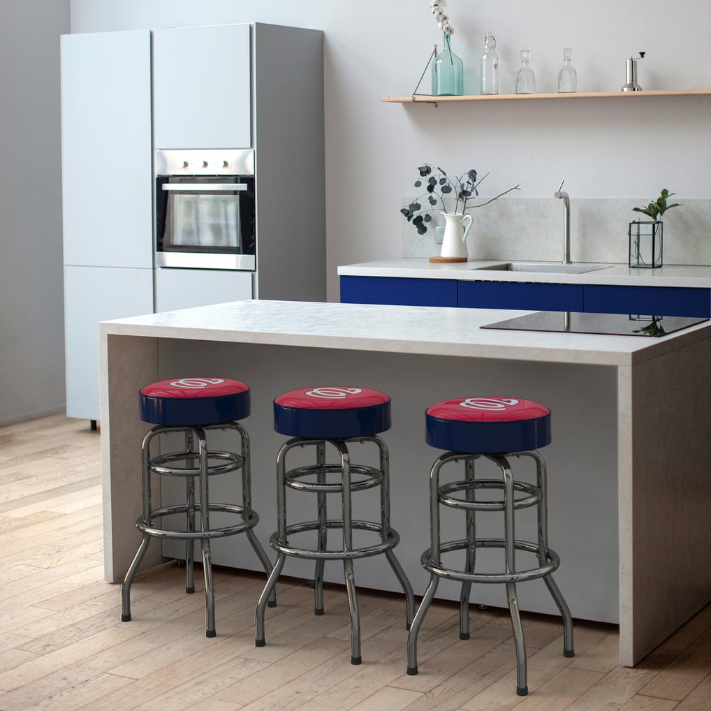  Washington Nationals Imperial Team Chrome Bar Stool