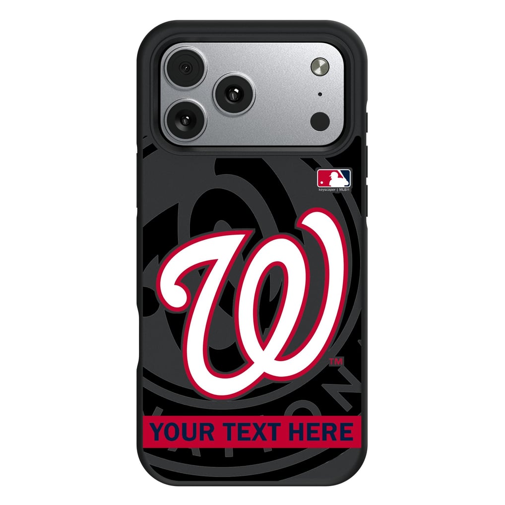 Washington Nationals Keyscaper Personalized Bump Case with 8.2ft Drop Protection