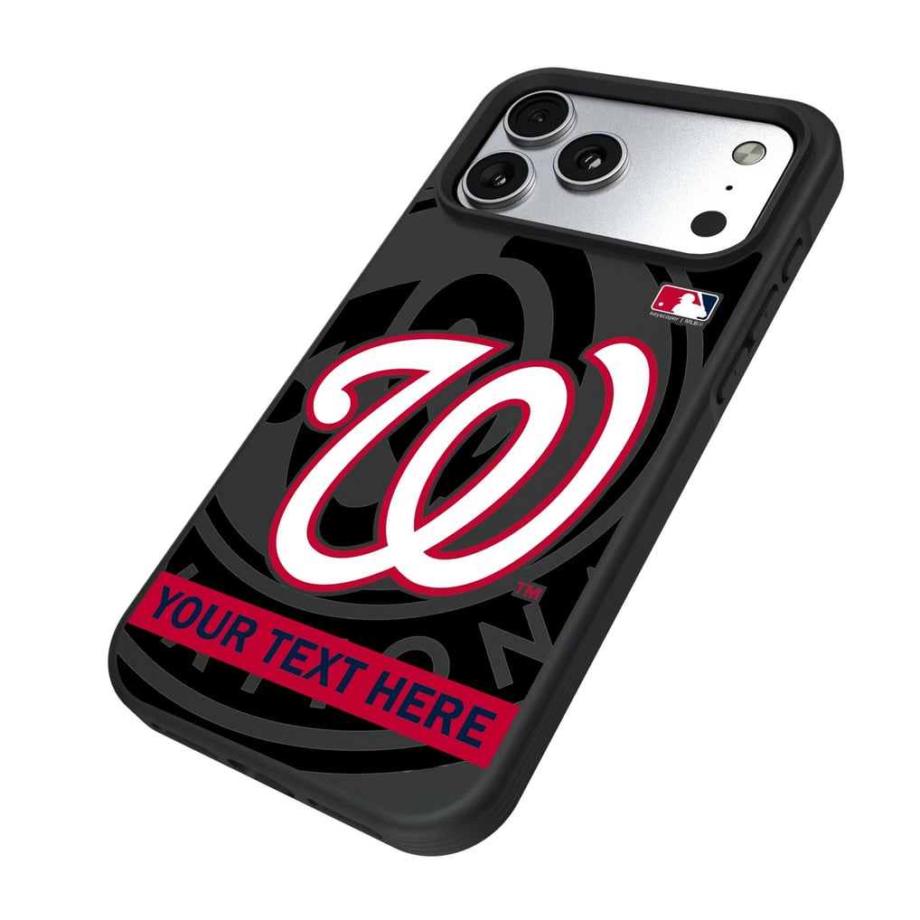 Washington Nationals Keyscaper Personalized Bump Case with 8.2ft Drop Protection