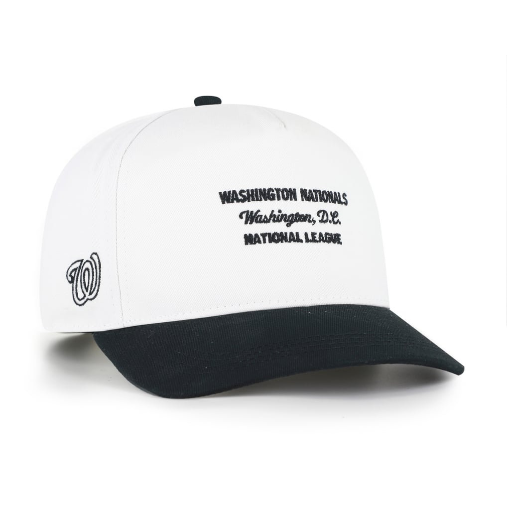 Washington Nationals '47 Contemporary Two-Tone Hitch Adjustable Hat - White/Black