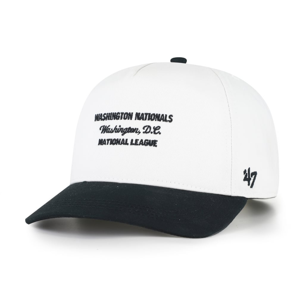 Washington Nationals '47 Contemporary Two-Tone Hitch Adjustable Hat - White/Black
