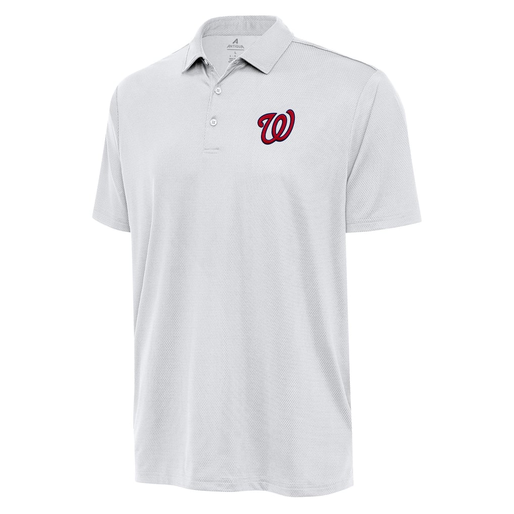  Washington Nationals Antigua Eclipse Polo - White