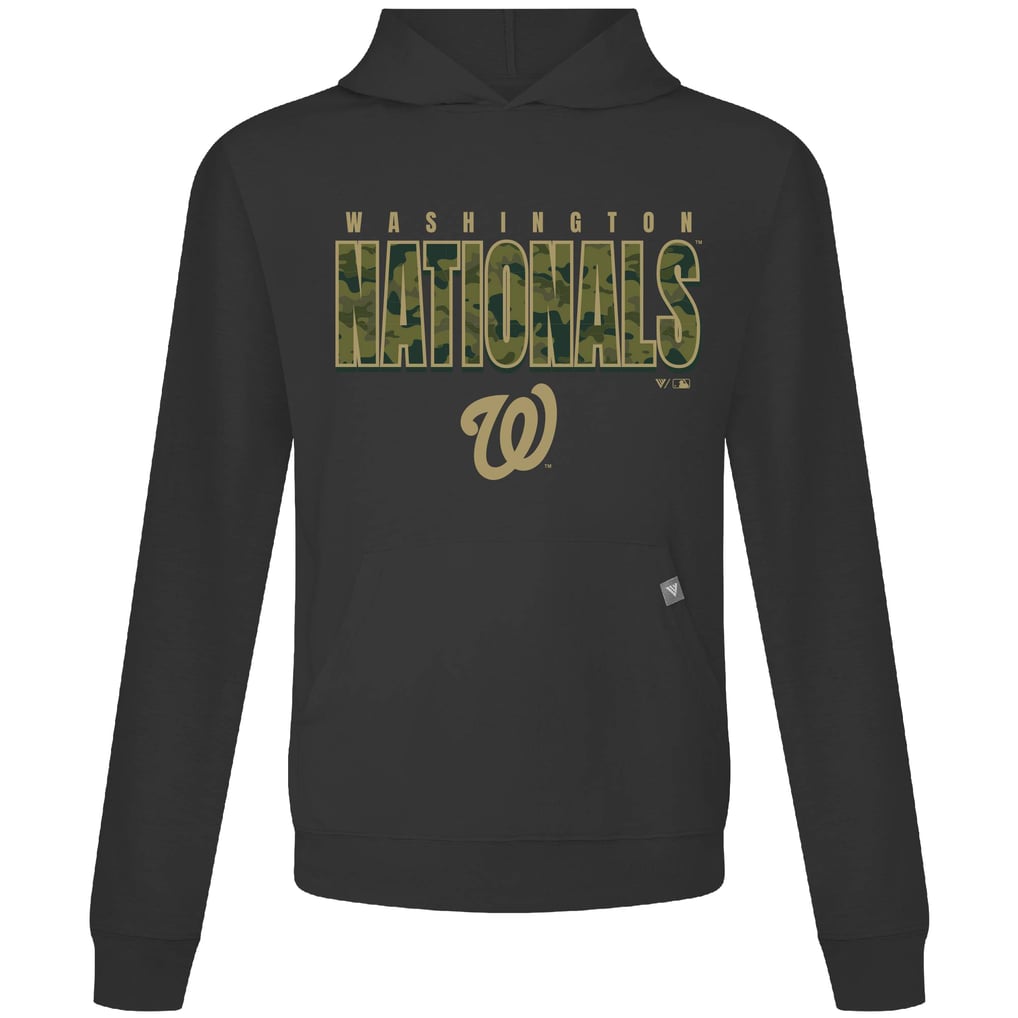  Washington Nationals Levelwear Relay Protect Pullover Hoodie - Black