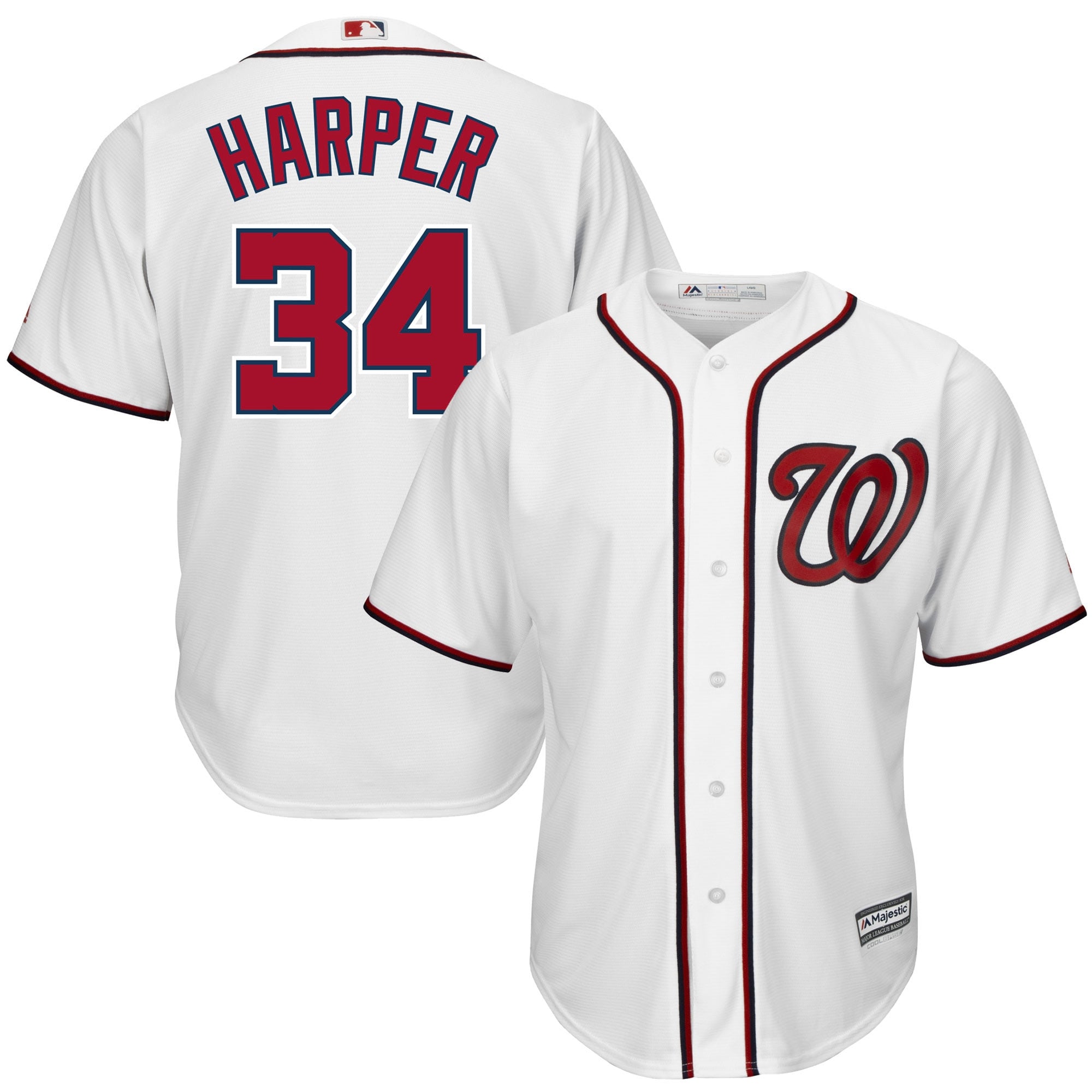 応援グッズ Washington Nationals Bryce Harper Bryce Harper #34 Washington Nationals Majestic Big & Tall Cool