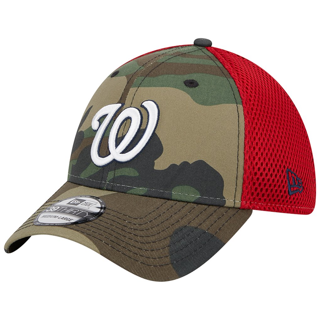 Washington Nationals New Era Team Neo 39THIRTY Flex Hat - Camo