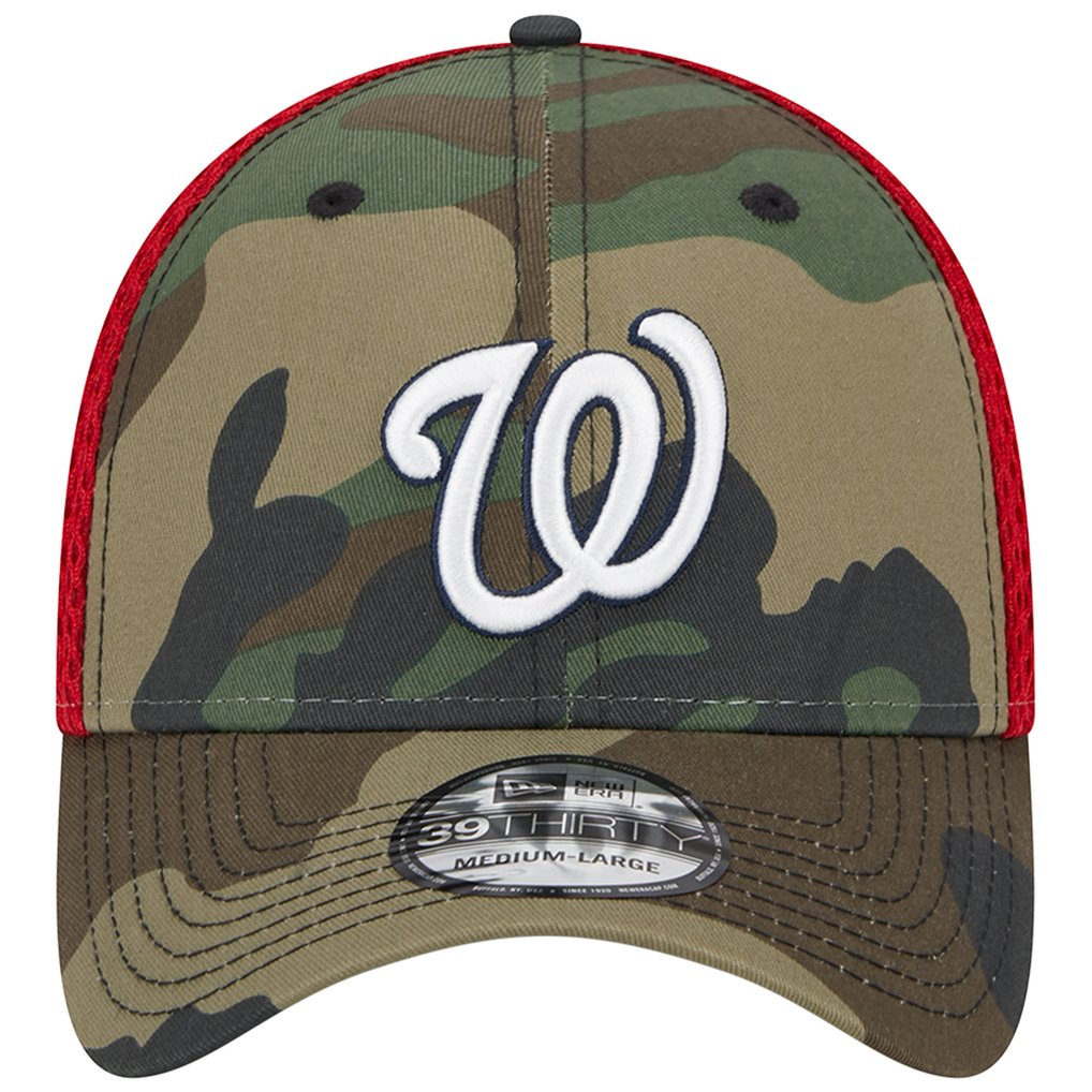 Washington Nationals New Era Team Neo 39THIRTY Flex Hat - Camo