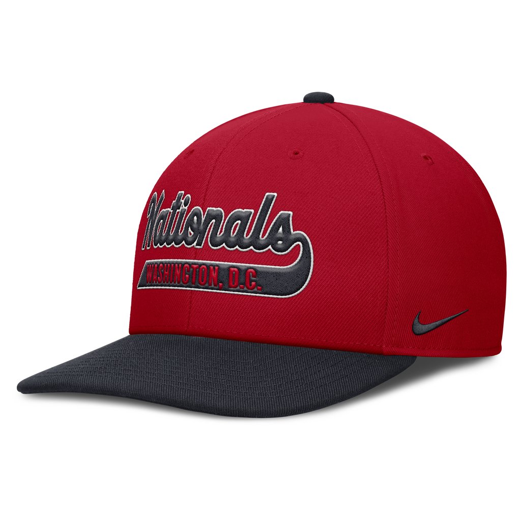 Washington Nationals Nike Pro Performance Snapback Hat - Red/Navy