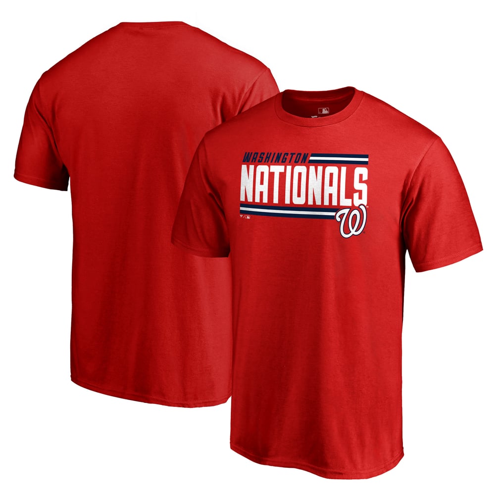 Washington Nationals Onside Stripe T-Shirt - Red