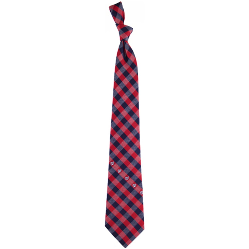 Washington Nationals Woven Checkered Tie