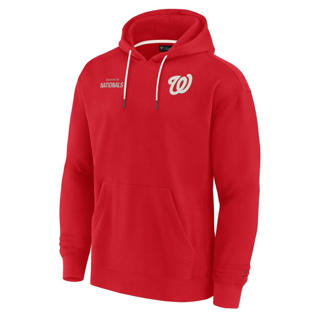 Washington Nationals Fanatics Unisex Elements Super Soft Fleece Pullover Hoodie - Red