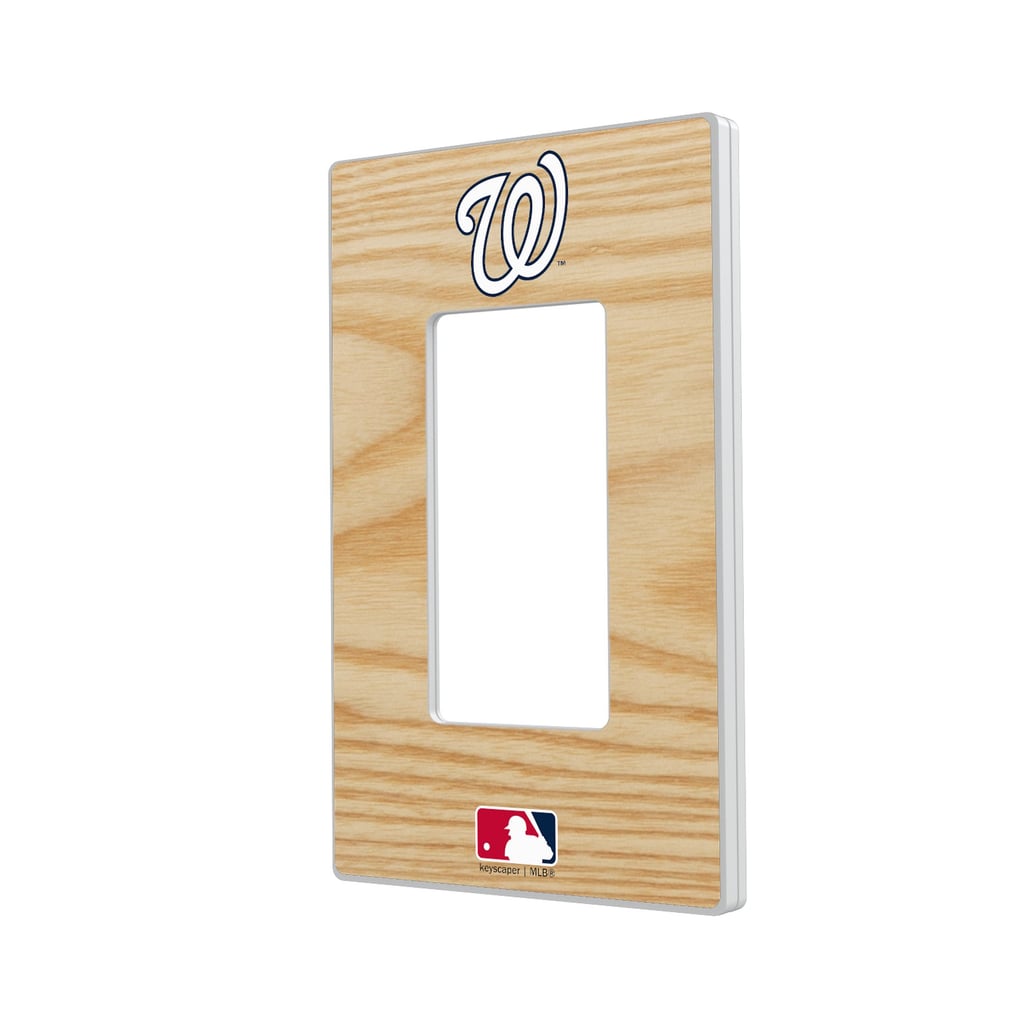 Washington Nationals Baseball Bat Design Single Rocker Light Switch Plate