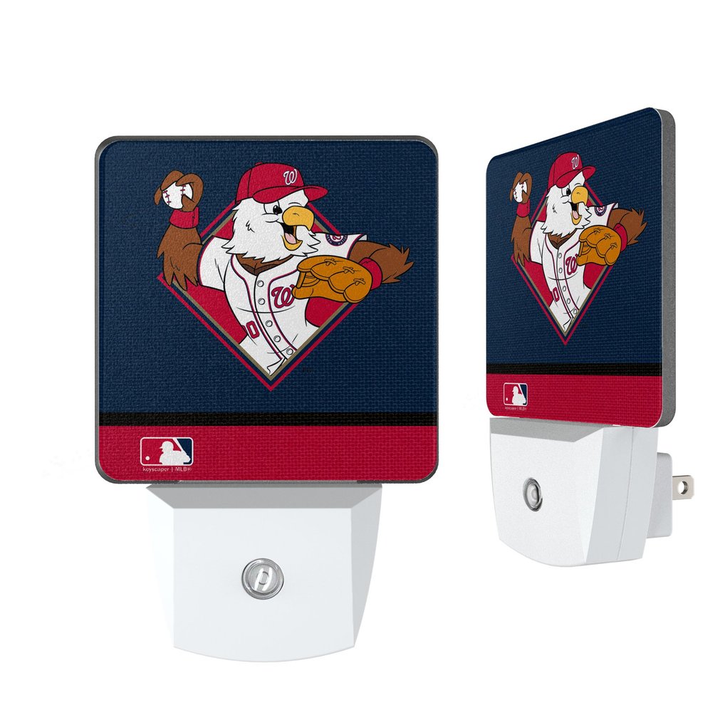 Washington Nationals Stripe Mascot Nightlight 2-Pack