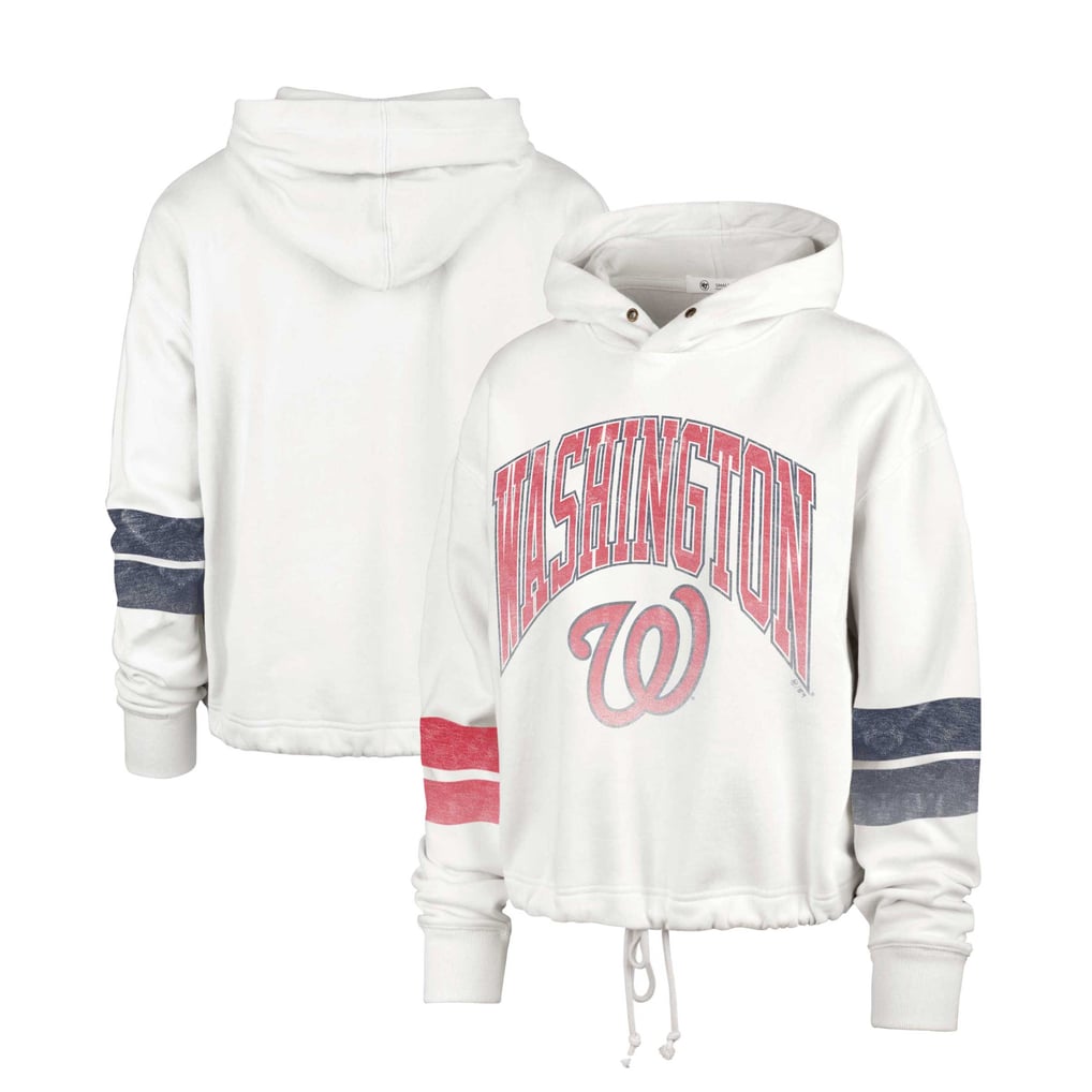 Washington Nationals '47 Women's Harper Pullover Hoodie - Cream