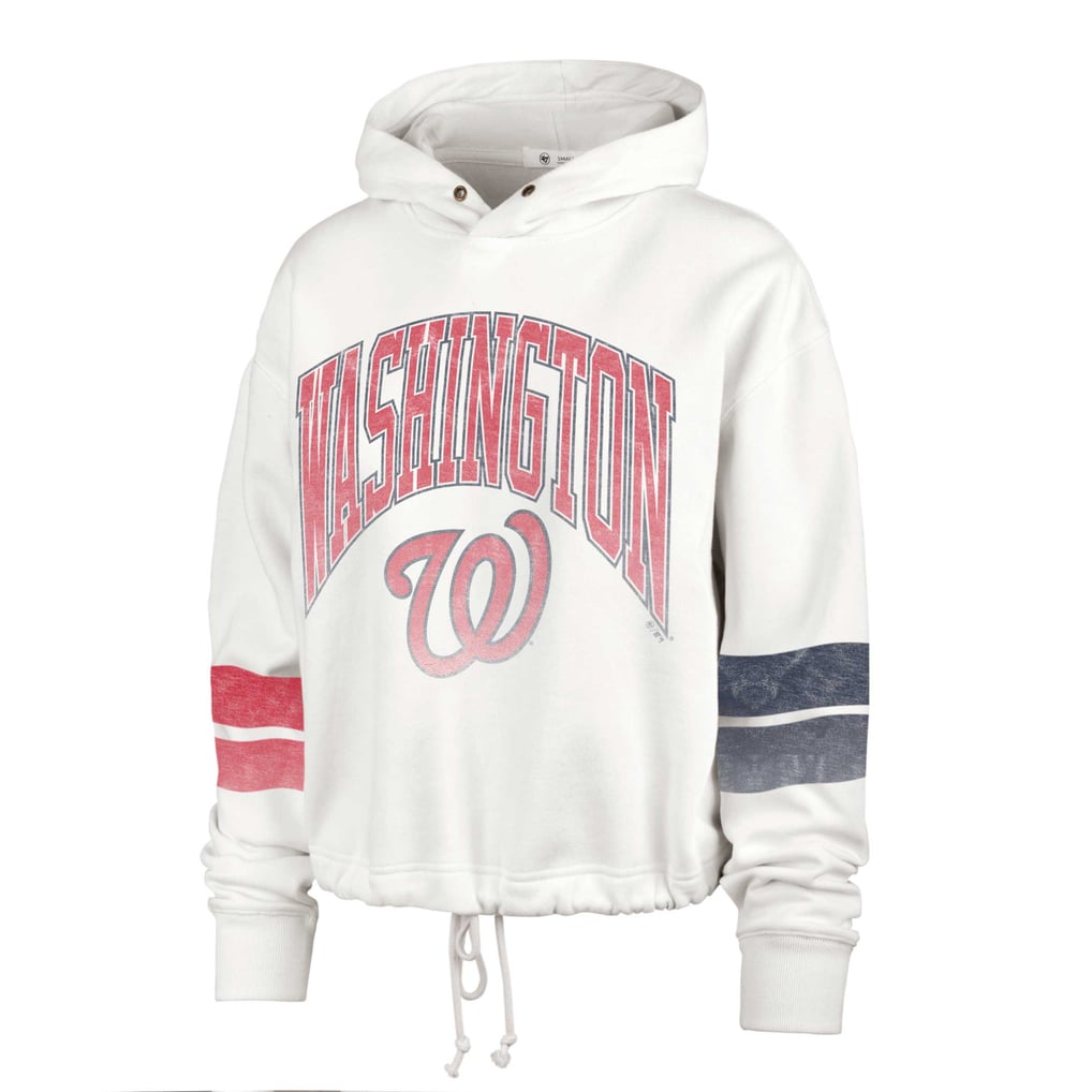 Washington Nationals '47 Women's Harper Pullover Hoodie - Cream