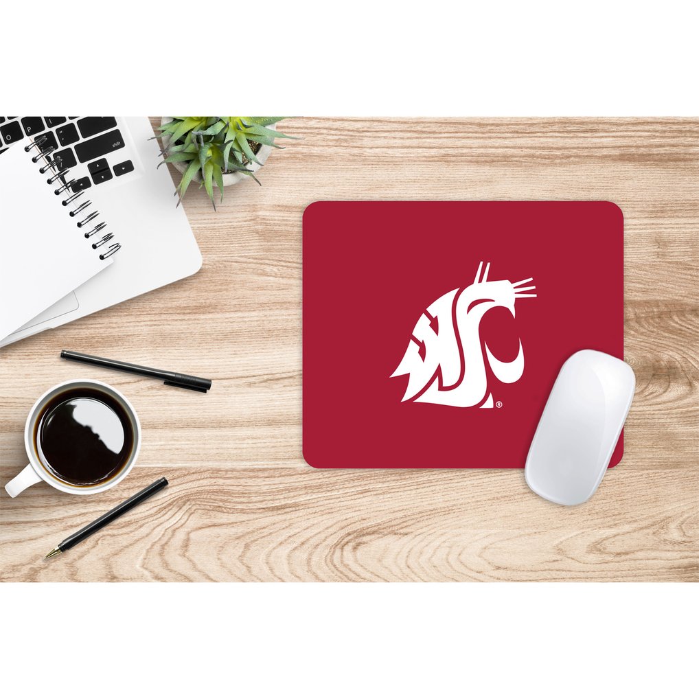 Washington State Cougars Primary Logo Mouse Pad - Crimson