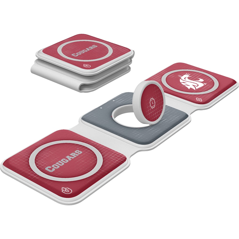 Washington State Cougars Keyscaper 3-in-1 Foldable Charger