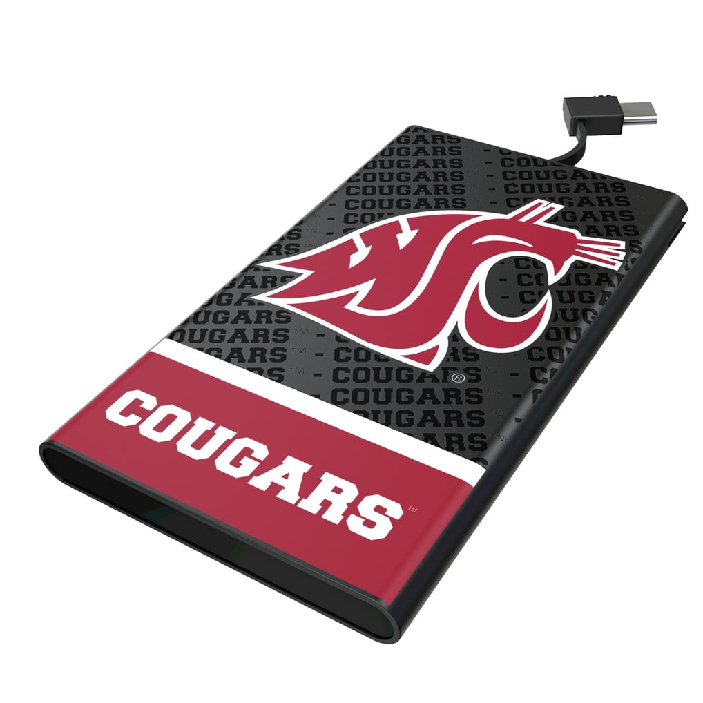 Washington State Cougars Keyscaper Endzone Plus 5000mAh Flat Powerbank