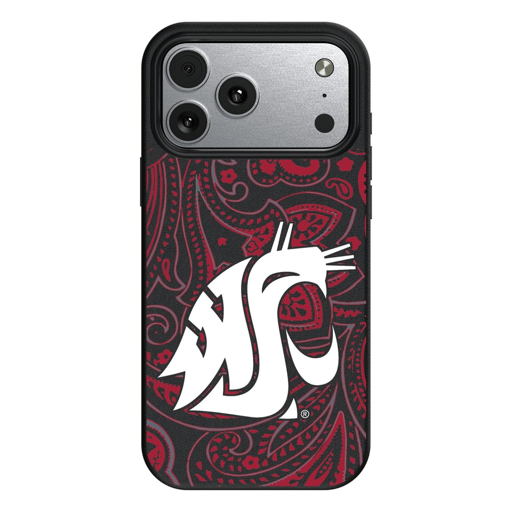 Washington State Cougars Keyscaper Paisley iPhone Magnetic Bump Case