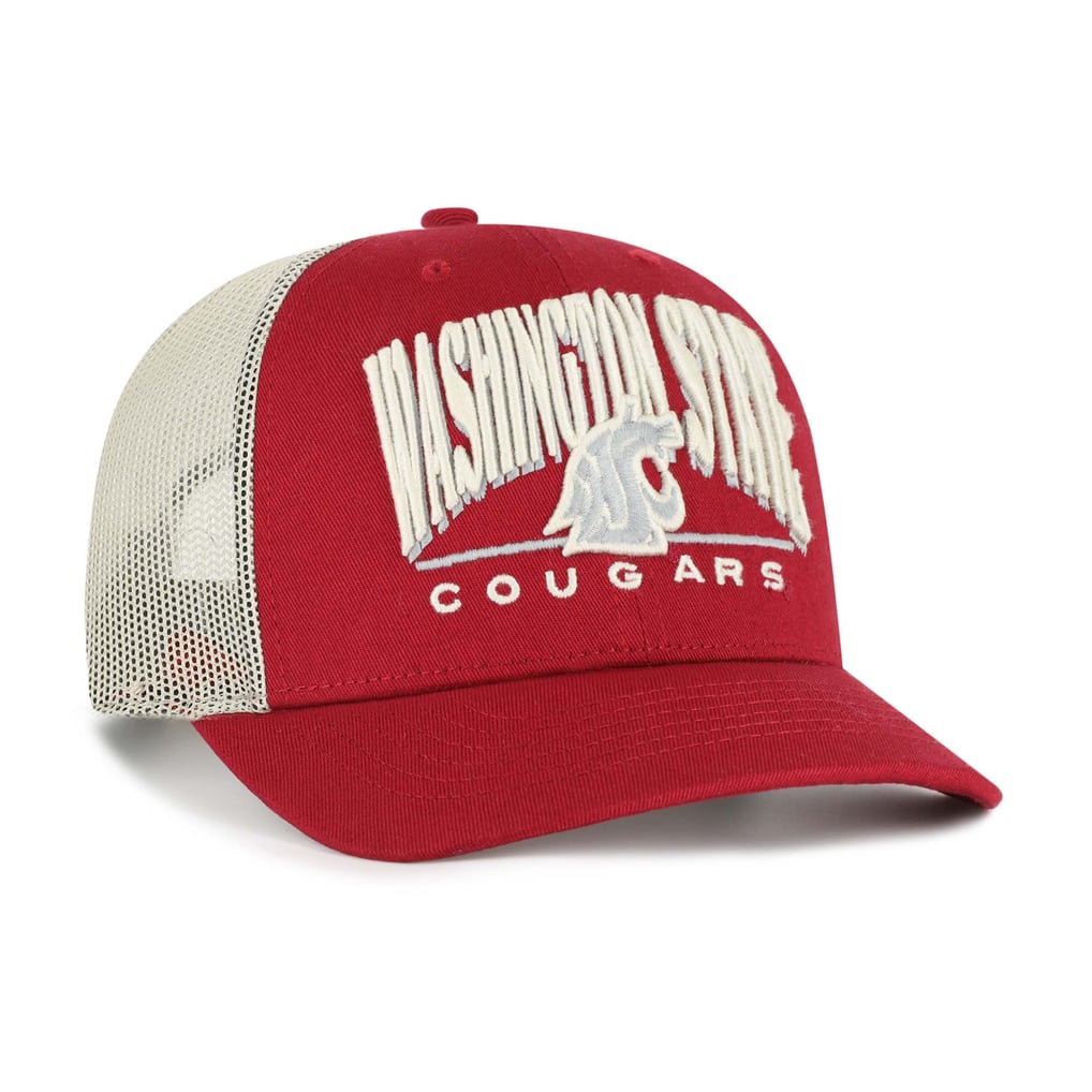 Washington State Cougars '47 Arid Adjustable Trucker Hat - Crimson