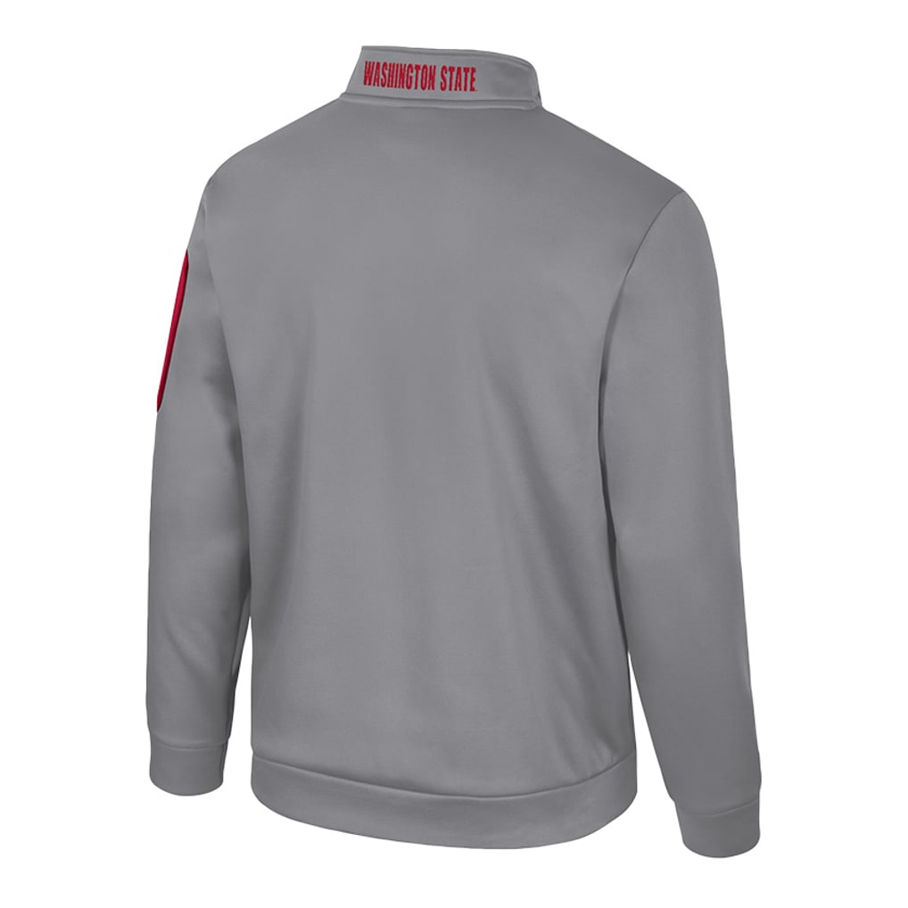 Washington State Cougars Colosseum Mainframe Quarter-Zip Fleece Jacket - Gray