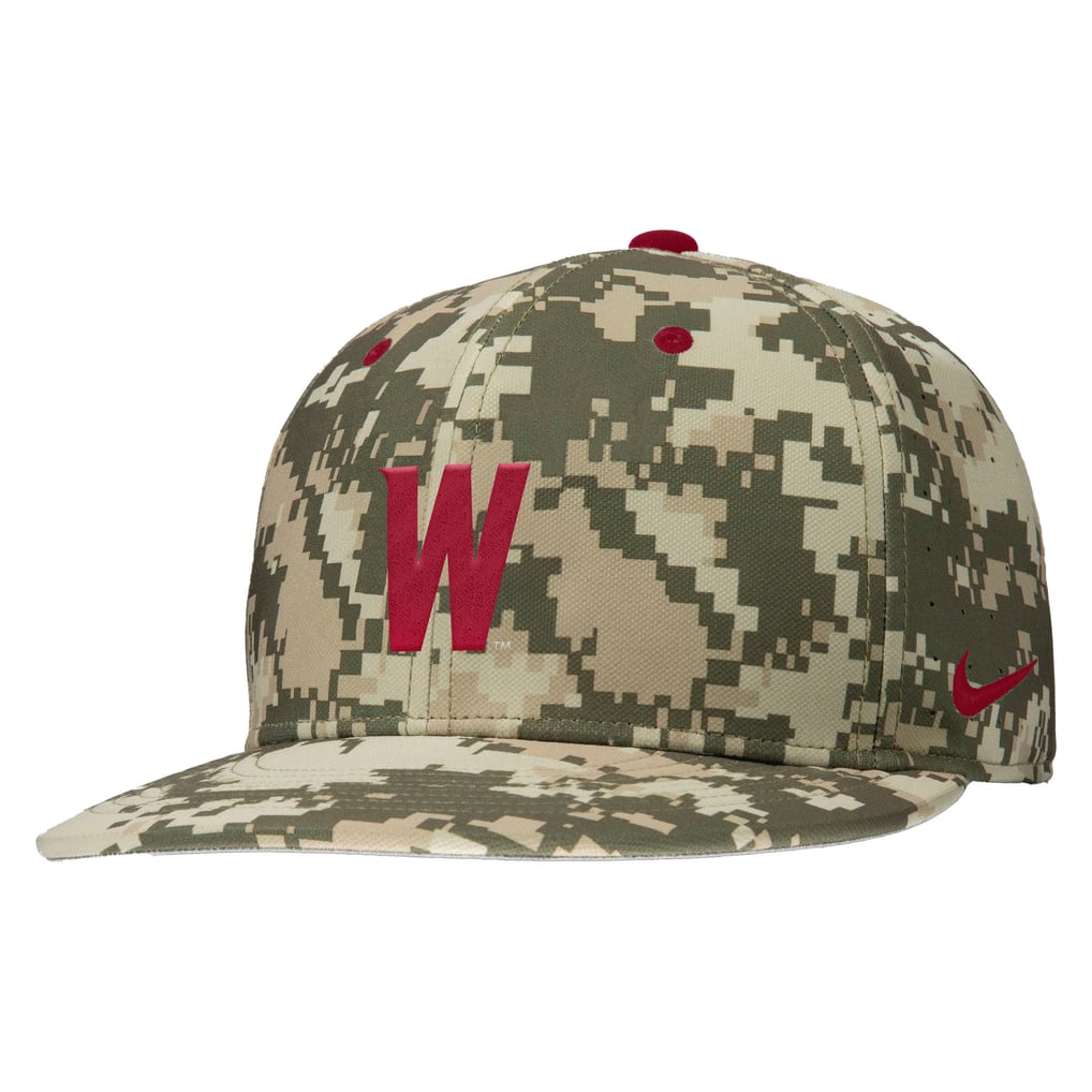 Washington State Cougars Nike On-Field Baseball Performance Fitted Hat - Digital Camo