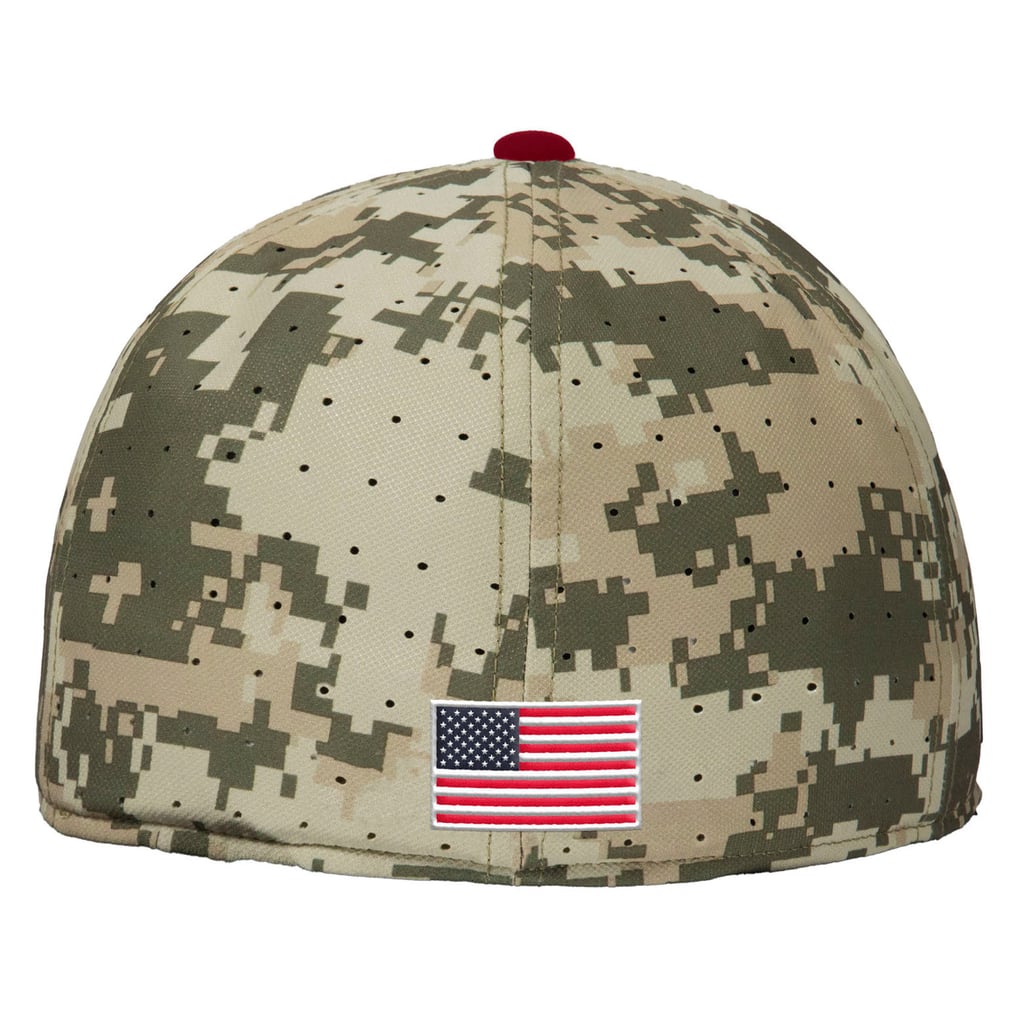 Washington State Cougars Nike On-Field Baseball Performance Fitted Hat - Digital Camo