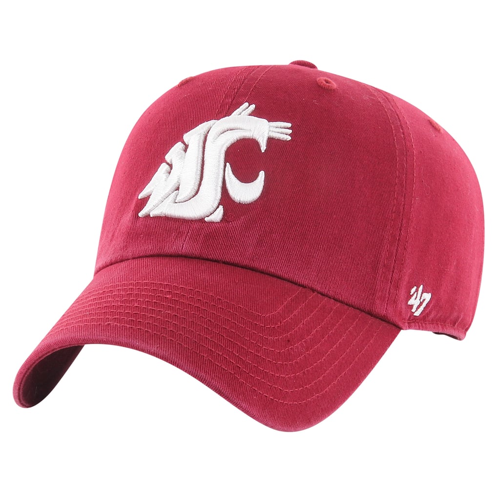  Washington State Cougars '47 Unisex Mascot Clean Up Adjustable Hat - Crimson