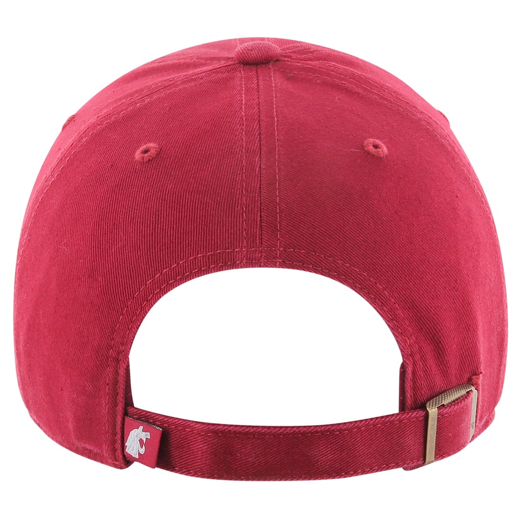  Washington State Cougars '47 Unisex Mascot Clean Up Adjustable Hat - Crimson