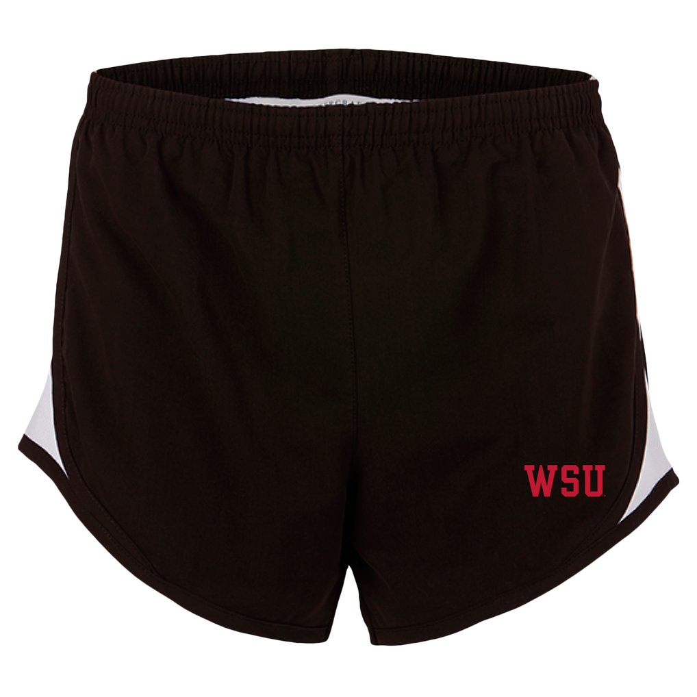 Washington State Cougars Boxercraft Women's Essential Lined Athletic Shorts -  Black