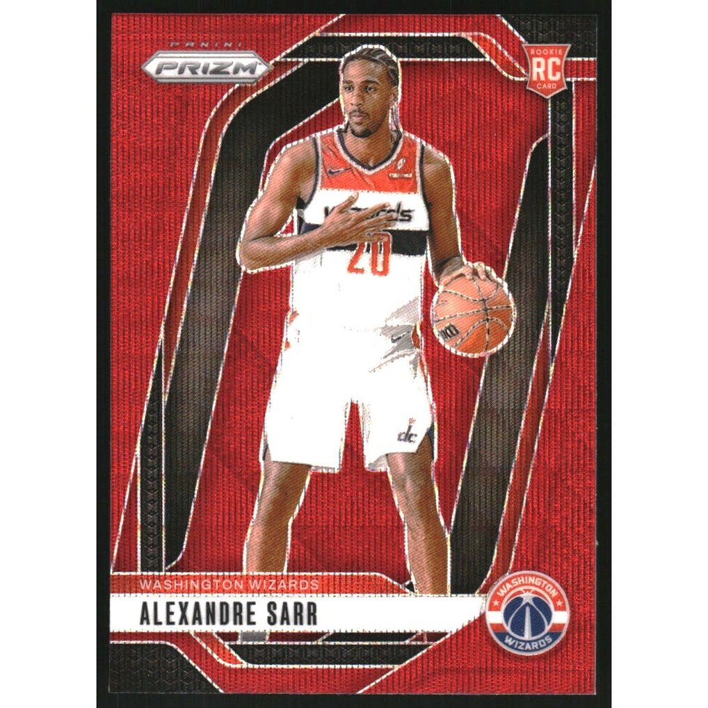 2024-25 Panini Prizm Prizms Ruby Wave #264 Alexandre Sarr