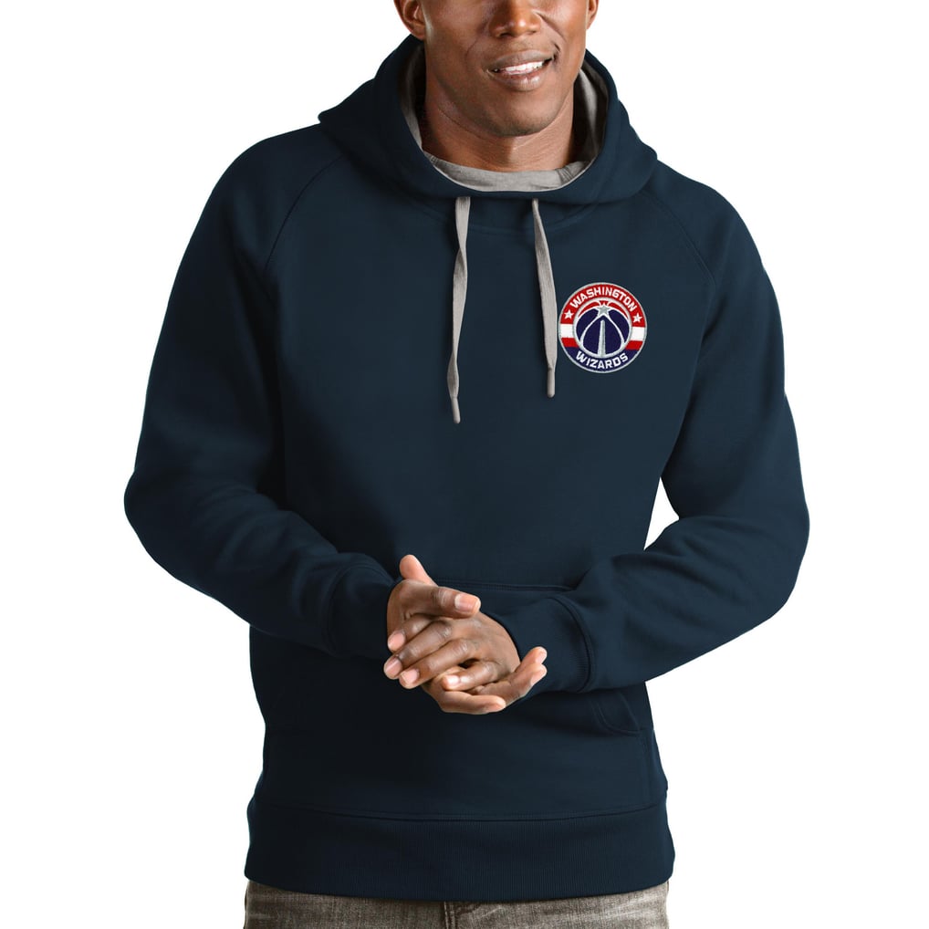 Washington Wizards Antigua Victory Pullover Hoodie - Navy