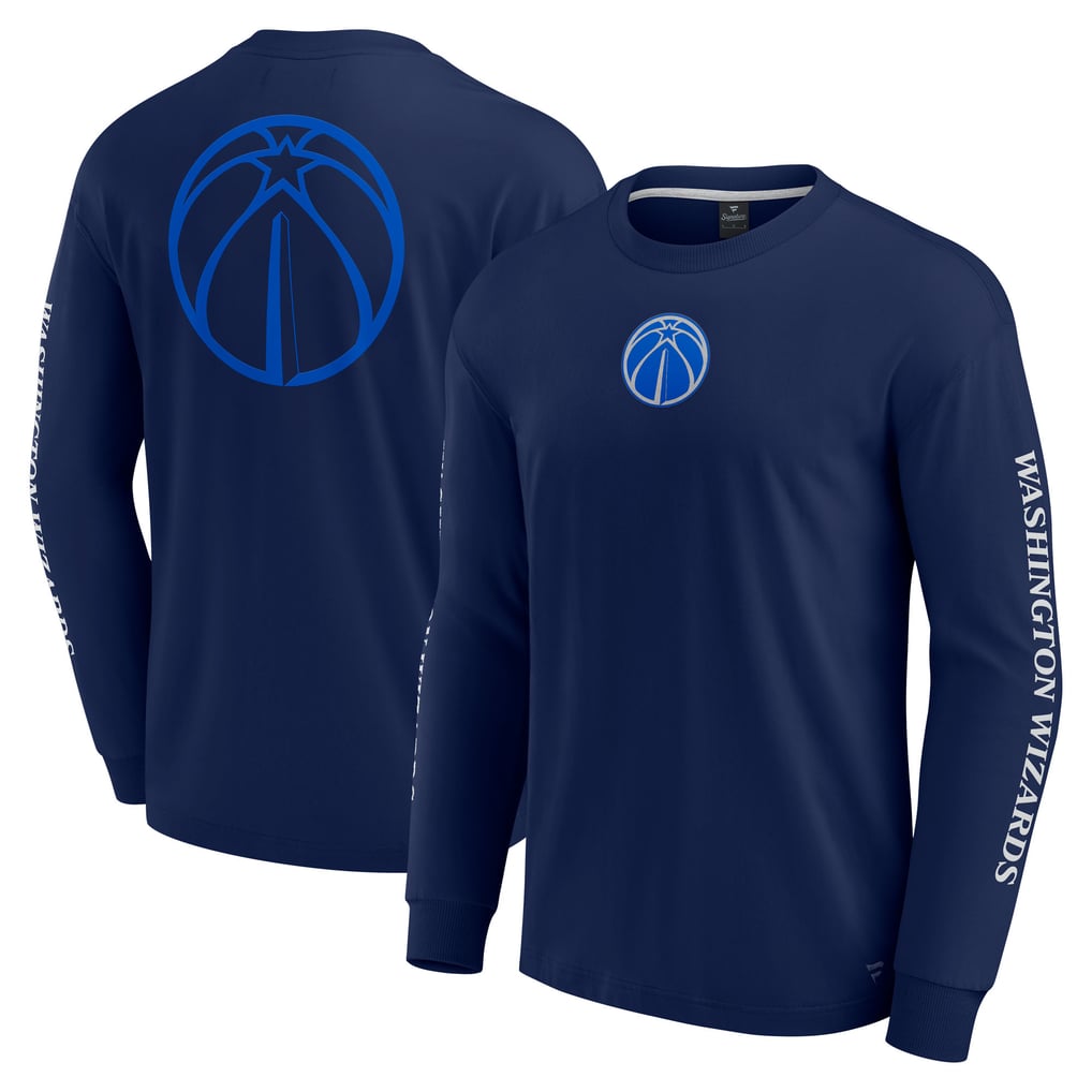 Washington Wizards Fanatics Elements Strive Long Sleeve T-Shirt  - Navy